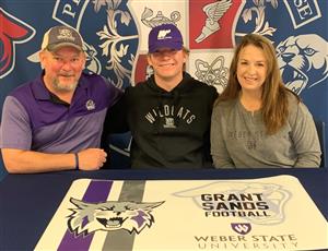 Grant Sands Signing Day February 2021 